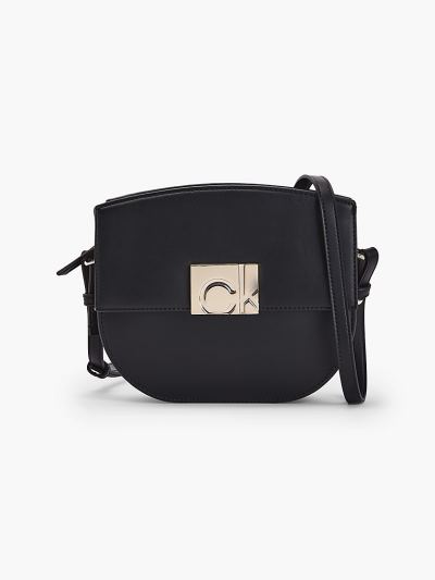 Calvin Klein Táskák & Kiegészítők HU685906 | Calvin Klein Faux Bőr Női Crossbody Táska Fekete